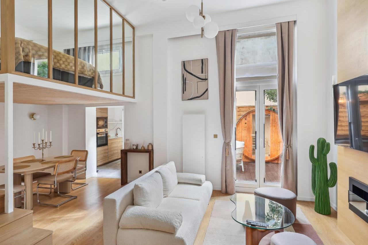 Suite Luxueuse Avec Jardin Prive Sauna Et Jacuzzi Paris Extérieur photo